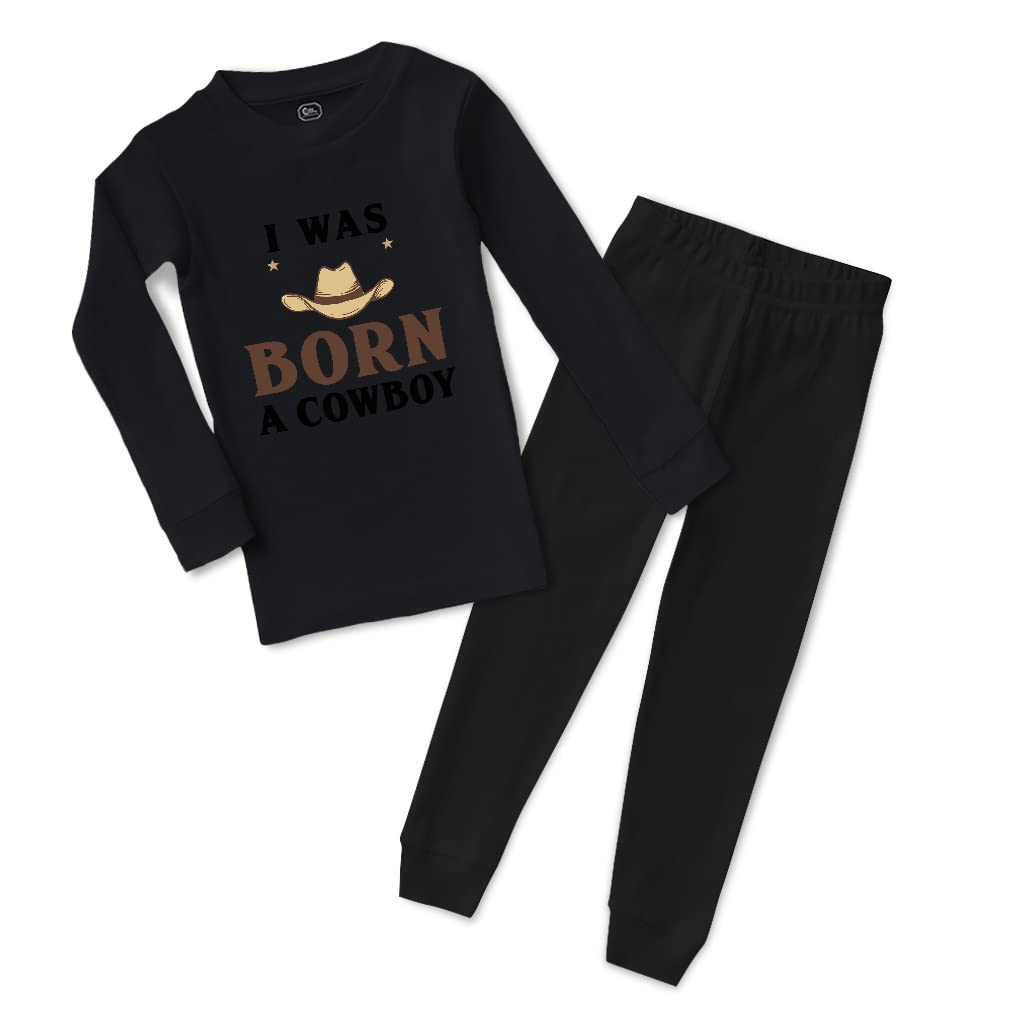 Custom Cowboy Western Toddler Pajamas for Boys & Girls - 100% Cotton Snug Fit Sleepwear - Perfect for Birthday Gifts, Christmas Pajamas & Western Theme Parties