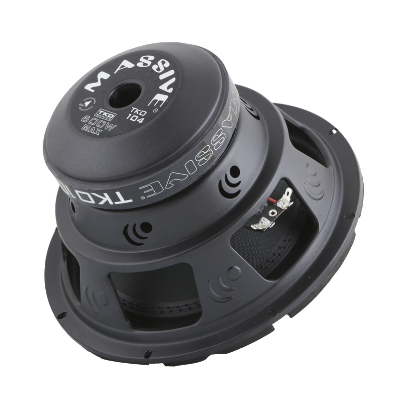 TKO104 10-Inch 300 Watts RMS Dual 4 Ohm Car Subwoofer - Powerful Bass for Trucks, SUVs & Custom Audio Systems