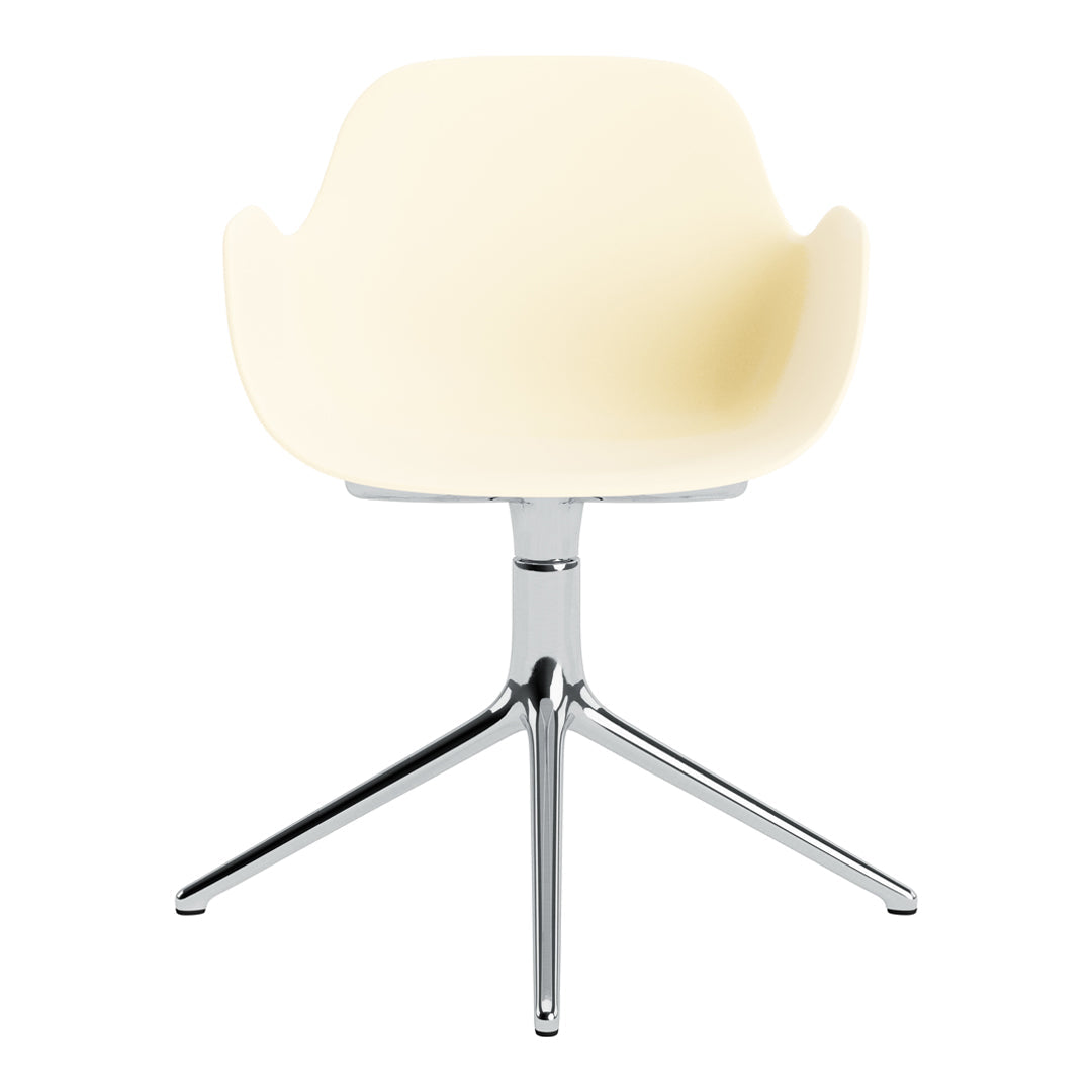 Modern Form Armchair with 4L Swivel Base - Ergonomic Office Chair for Home & Workspace - Perfect for Working, Gaming, and Relaxing