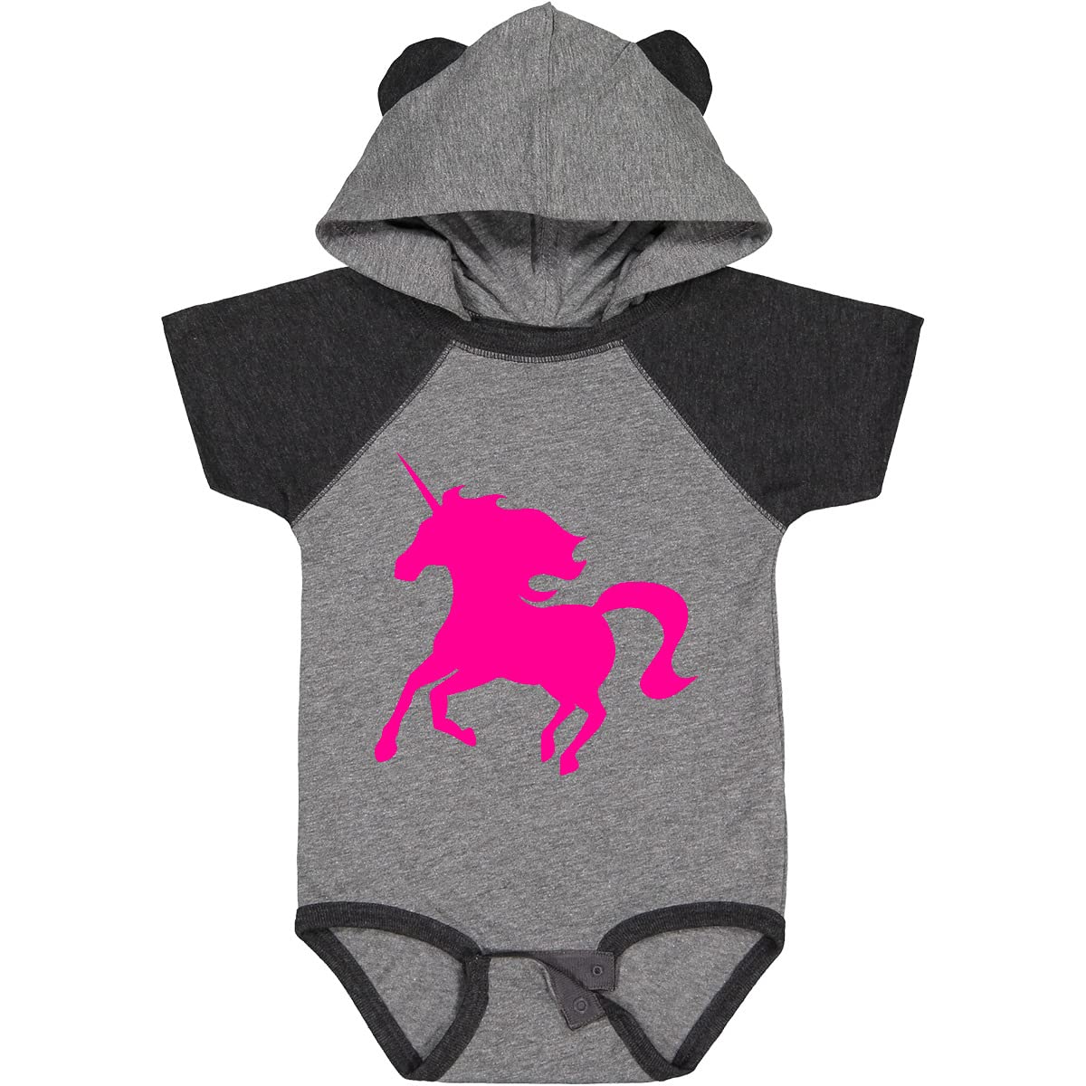 Inktastic Pink Unicorn Baby Bodysuit - Cute Unicorn Onesie for Newborns & Infants - Soft Cotton Baby Romper for Girls & Boys - Perfect for Birthday Gifts, Baby Showers & Photo Shoots