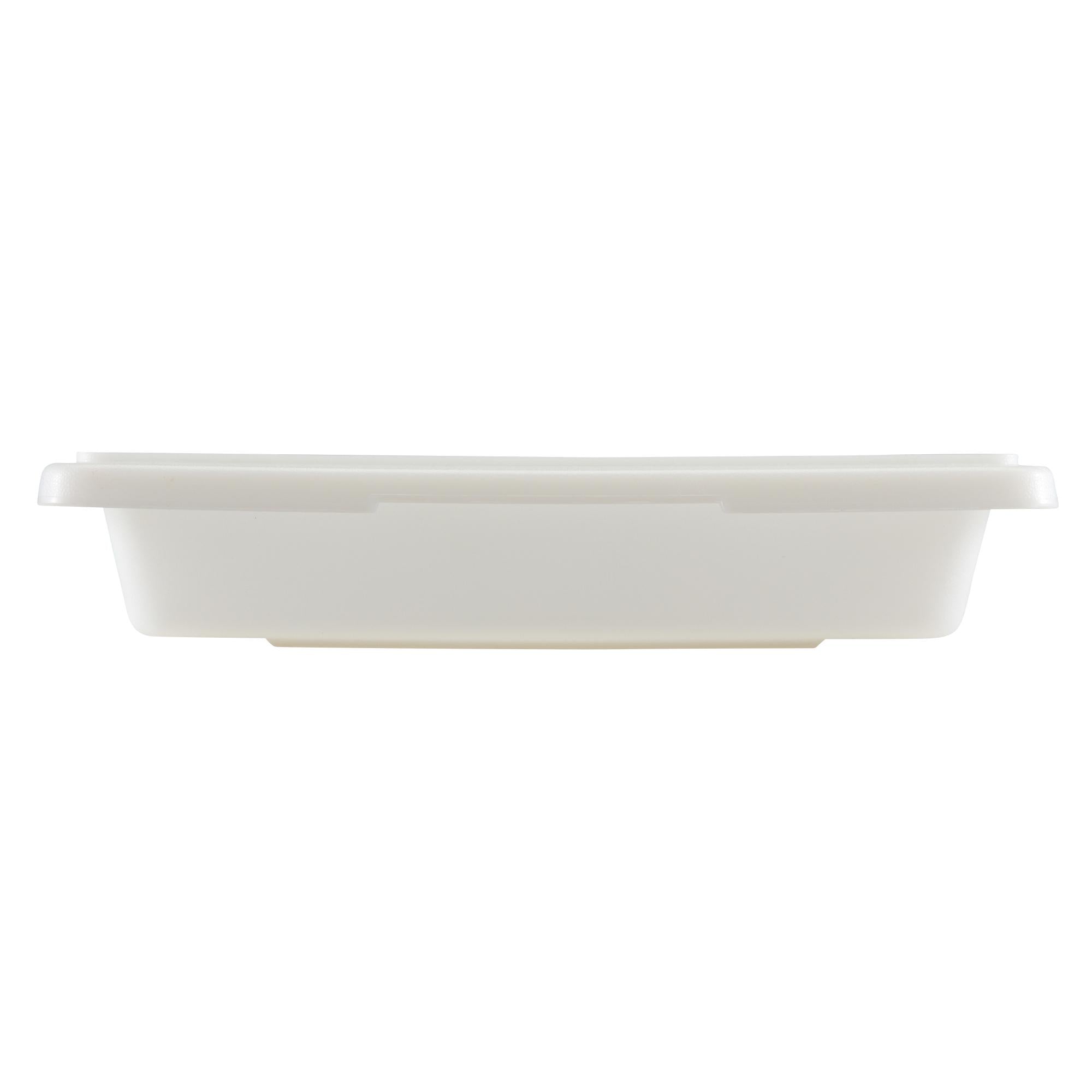 Cambro 1.75 Gallon (6.6 Liter) White Food Storage Container with Lid - Airtight Kitchen Organization for Bulk Food, Meal Prep & Restaurant Use