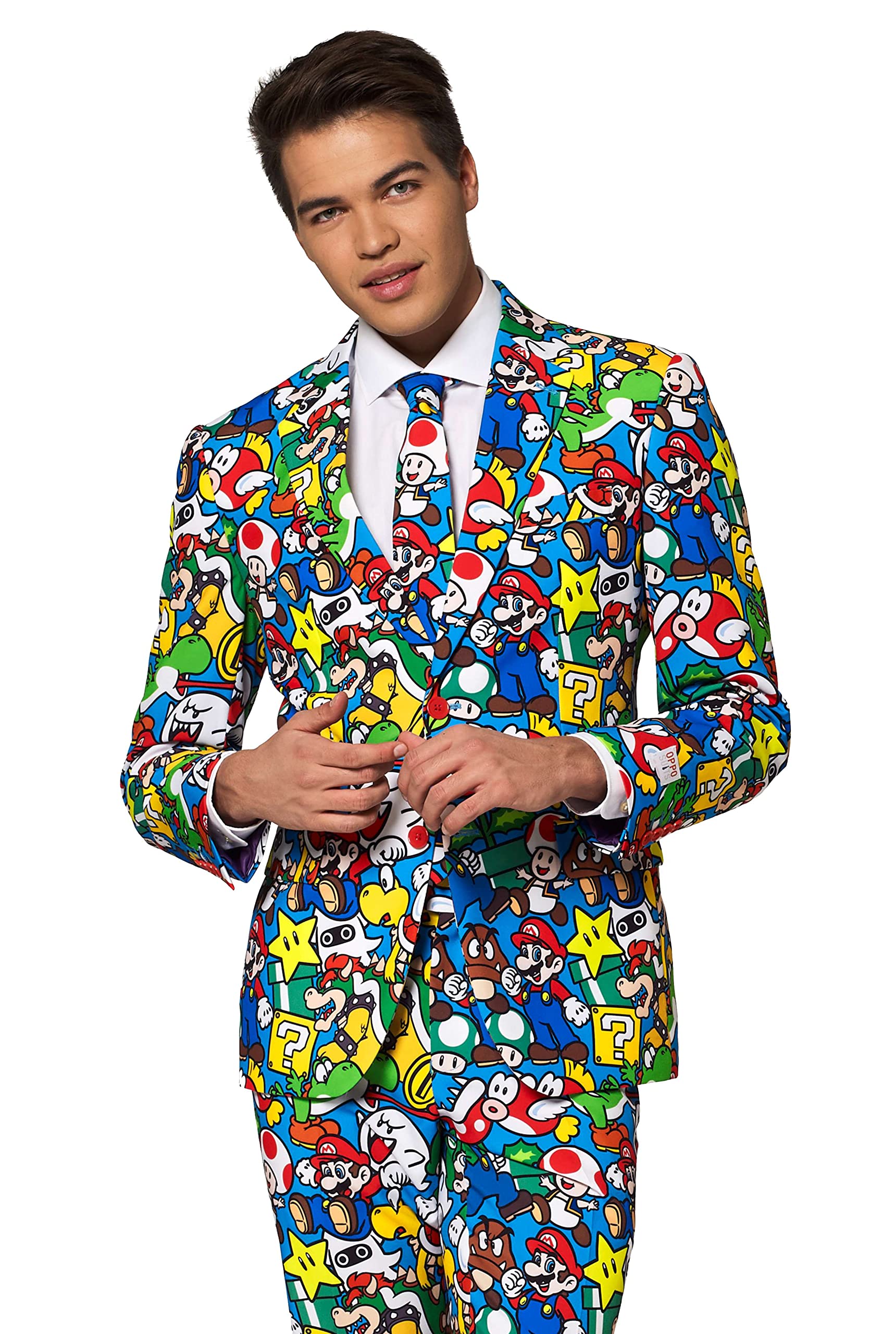 OppoSuits Men's Suit - Premium Slim Fit Business Suit for Formal Occasions | Wedding, Office, Interview & Special Events Attire