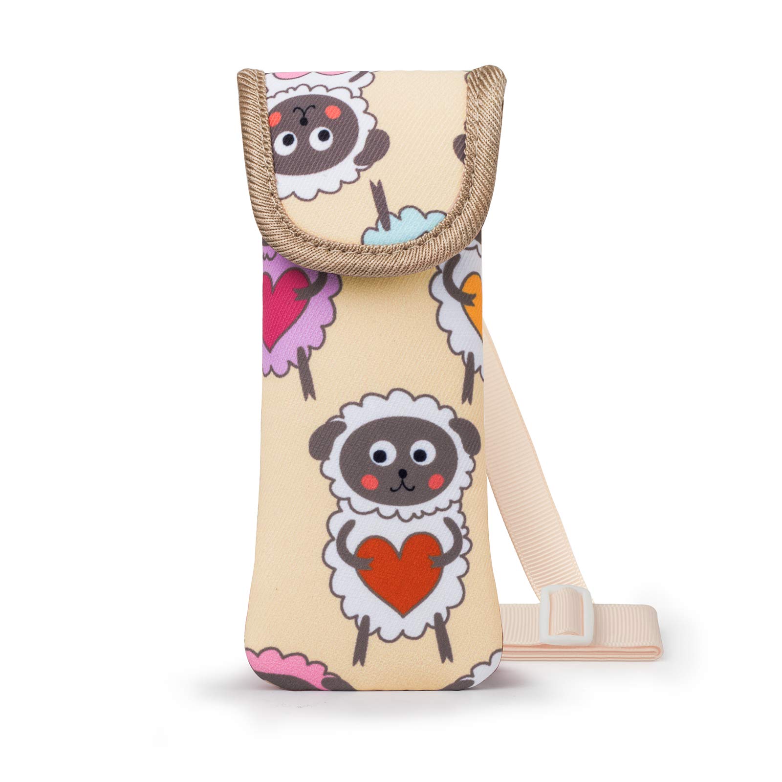 **Durable Kids Glasses Case - Soft Protective Eyeglass Holder for Boys & Girls - Cute Patterned Sunglasses Pouch for School, Travel & Daily Use**