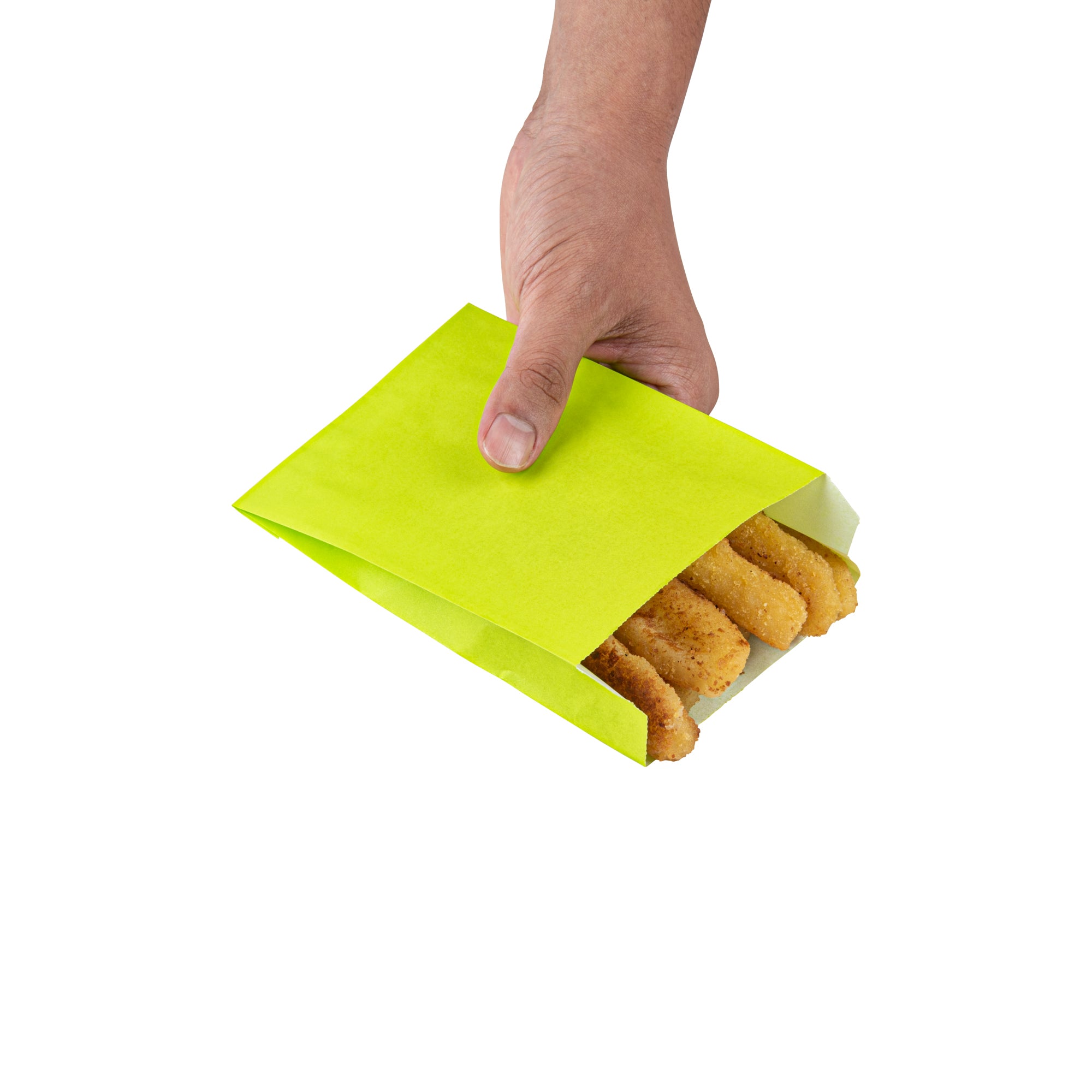 Eco-Friendly Paper French Fry Bags | Snack Food Containers 4.25