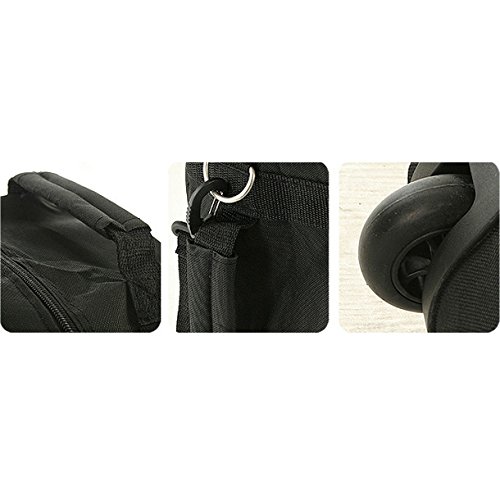 Premium Golf Travel Bag with Wheels - Airline Approved Carry Cover for Clubs, Irons & Putters (Fits Taylormade, Callaway) - Perfect for Air Travel & Course Protection