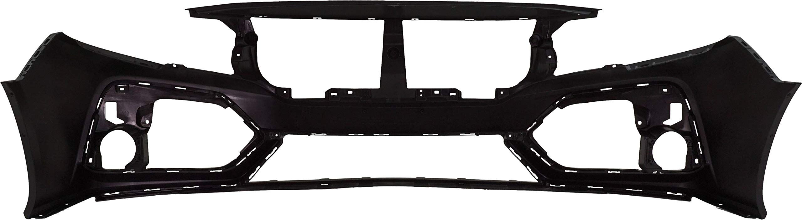Garage-Pro Front Bumper Cover for 2017-2020 Honda Civic (EX/LX Hatchback) - CAPA Certified, Primed Replacement Part - Perfect for Collision Repair & Car Restoration Projects
