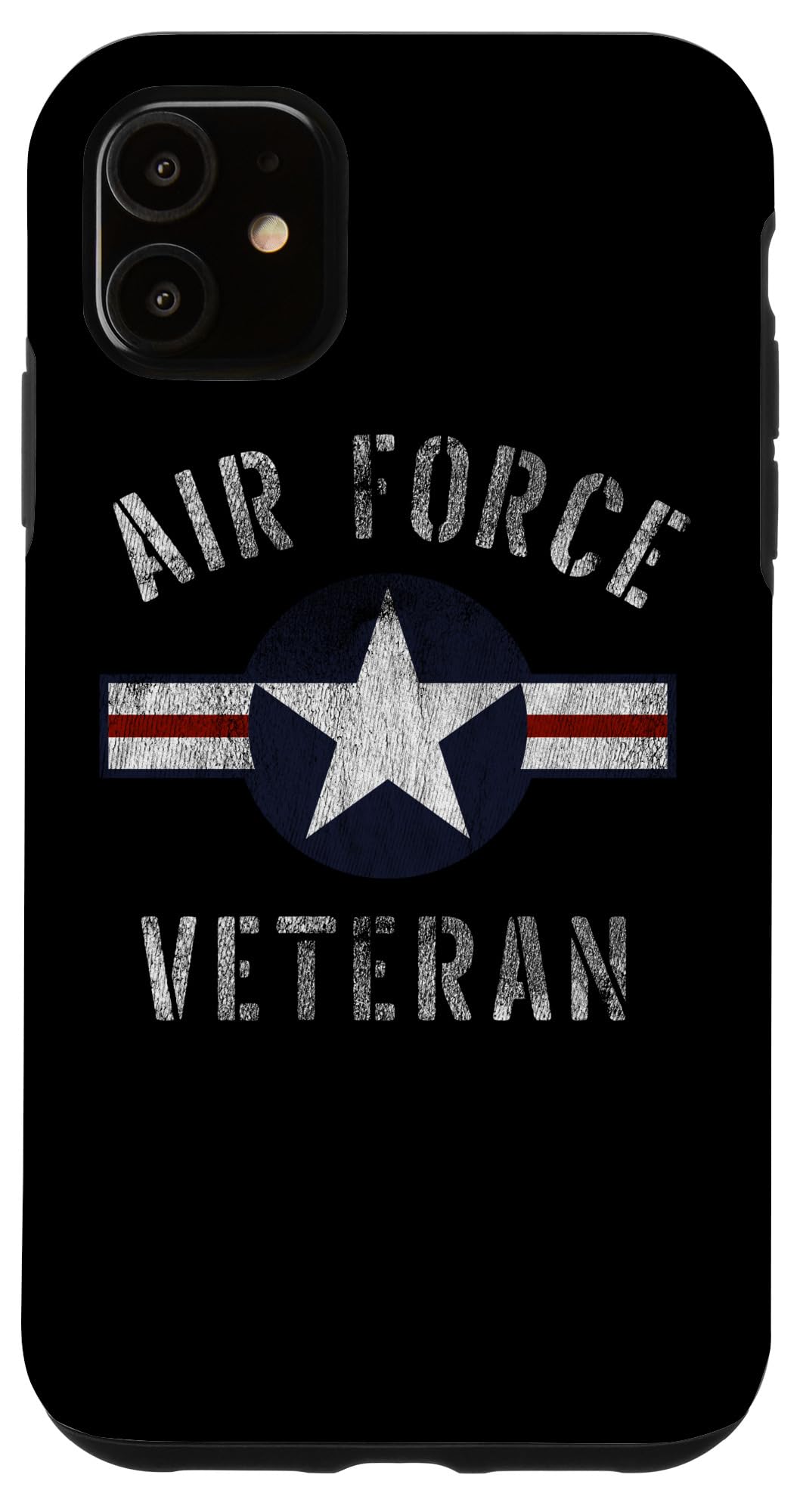 iPhone 11 Case - Patriotic USAF Military Veteran Design - Durable Protective Cover for Retired Air Force Personnel - Perfect for Daily Use & Military Appreciation Gifts