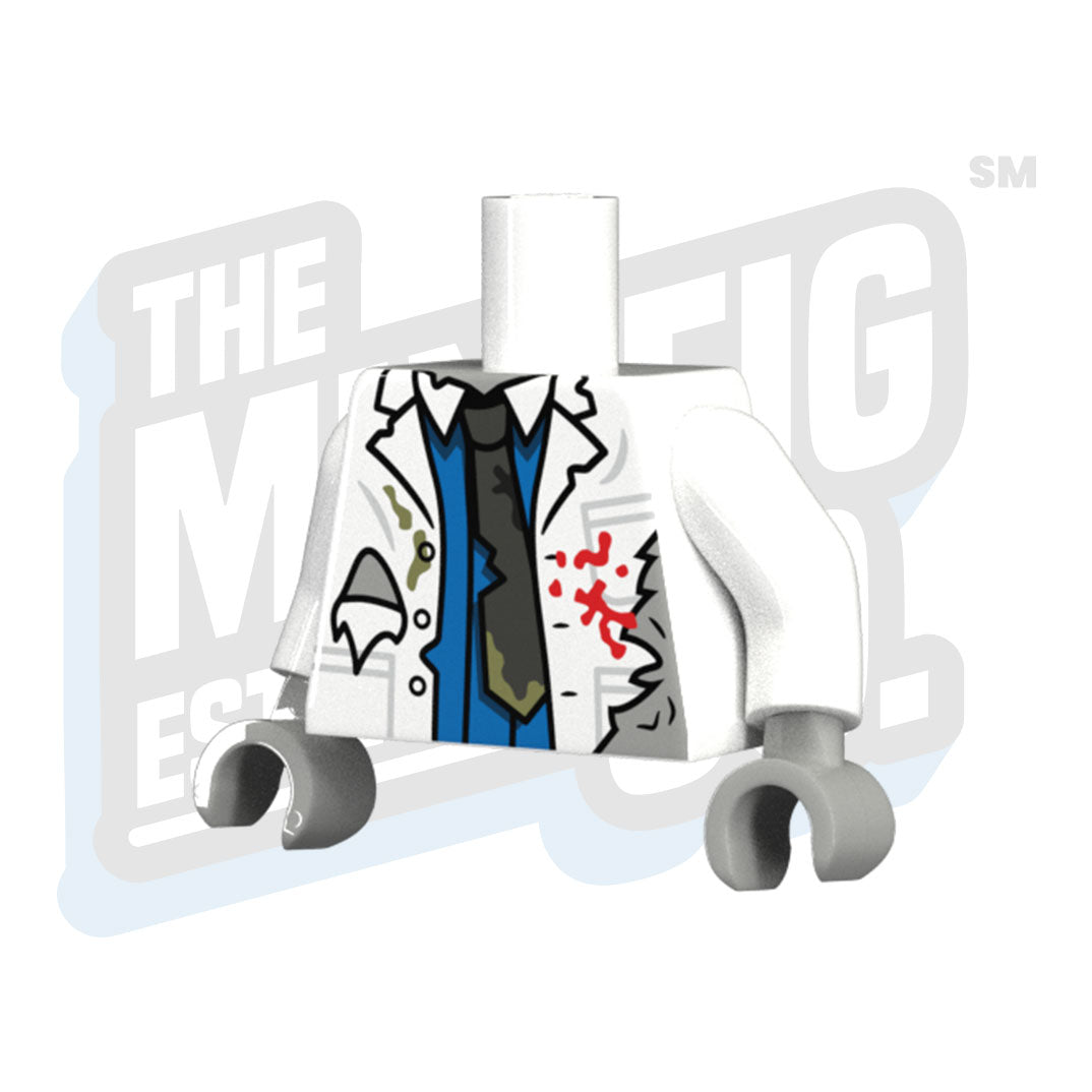 Zombie Doctor Torso - Halloween Decoration, Horror Prop, Cosplay Costume Accessory - Perfect for Halloween Parties, Haunted Houses & Themed Events