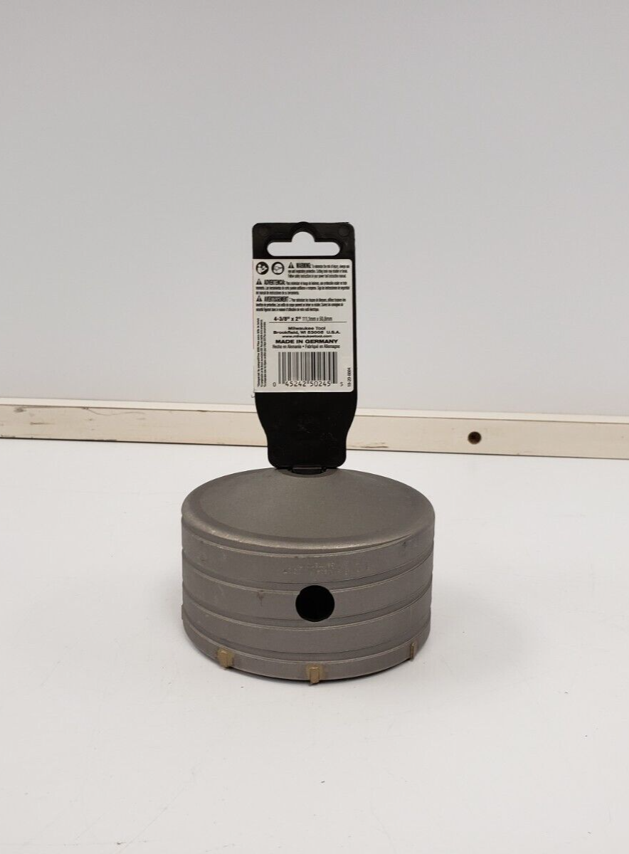 Milwaukee 48-20-5255 Single Bit Core Drill Bit - Perfect for Masonry, Concrete, and Stone Drilling - Ideal for Construction and DIY Projects