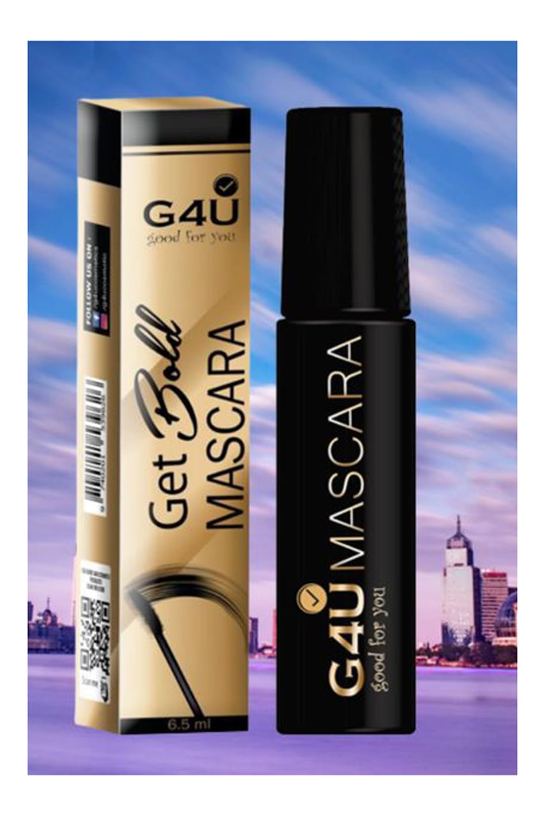 G4U Big Eye Mascara - Volumizing & Lengthening Waterproof Mascara for Long Lasting Eye Makeup | Perfect for Daily Wear, Date Night & Special Occasions