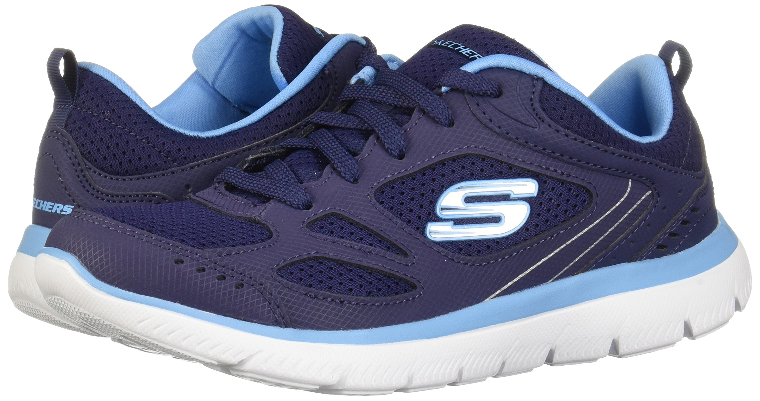 Skechers Women's Suited Comfortable Walking Shoes - Lightweight Slip-On Sneakers for Work, Travel & Everyday Wear | Breathable Mesh & Memory Foam Insole