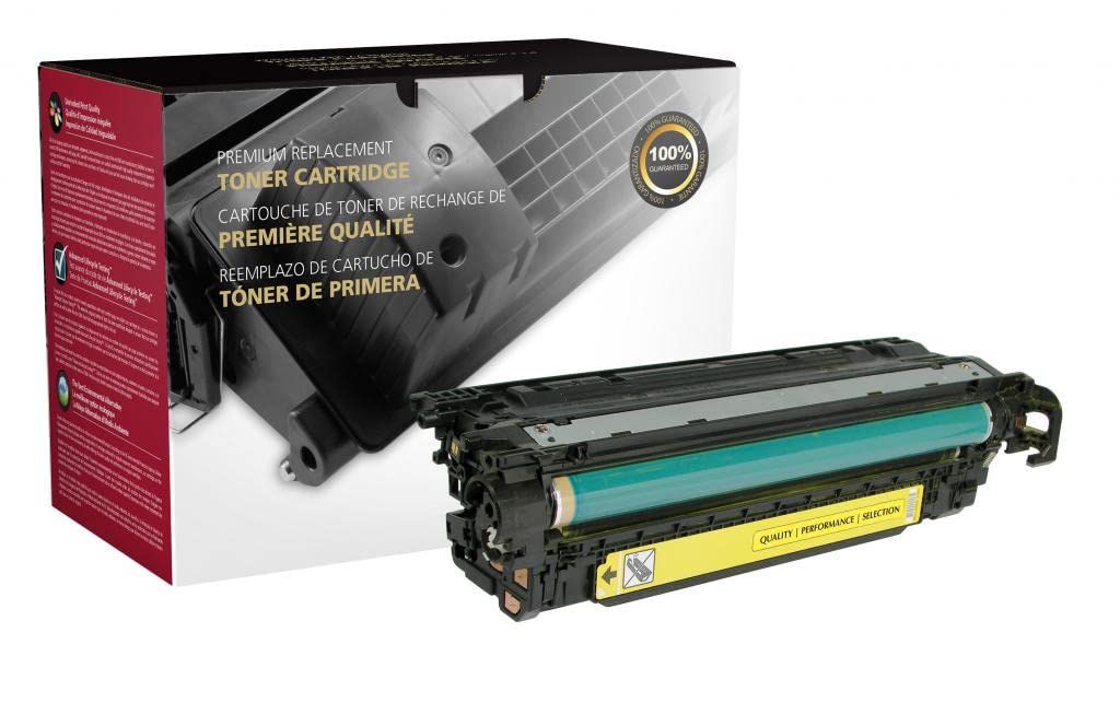 TonerWise Remanufactured Extended Yield Yellow Toner Cartridge for HP CE402A (HP 507A) - High-Quality Compatible Printer Ink Replacement for Home & Office Printing