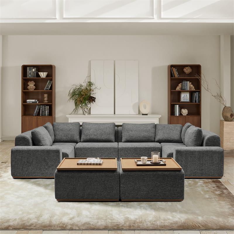 Premium Terra Cloud Sofa with Built-in Table - Modern Comfort for Living Room, Lounge & Outdoor Relaxation