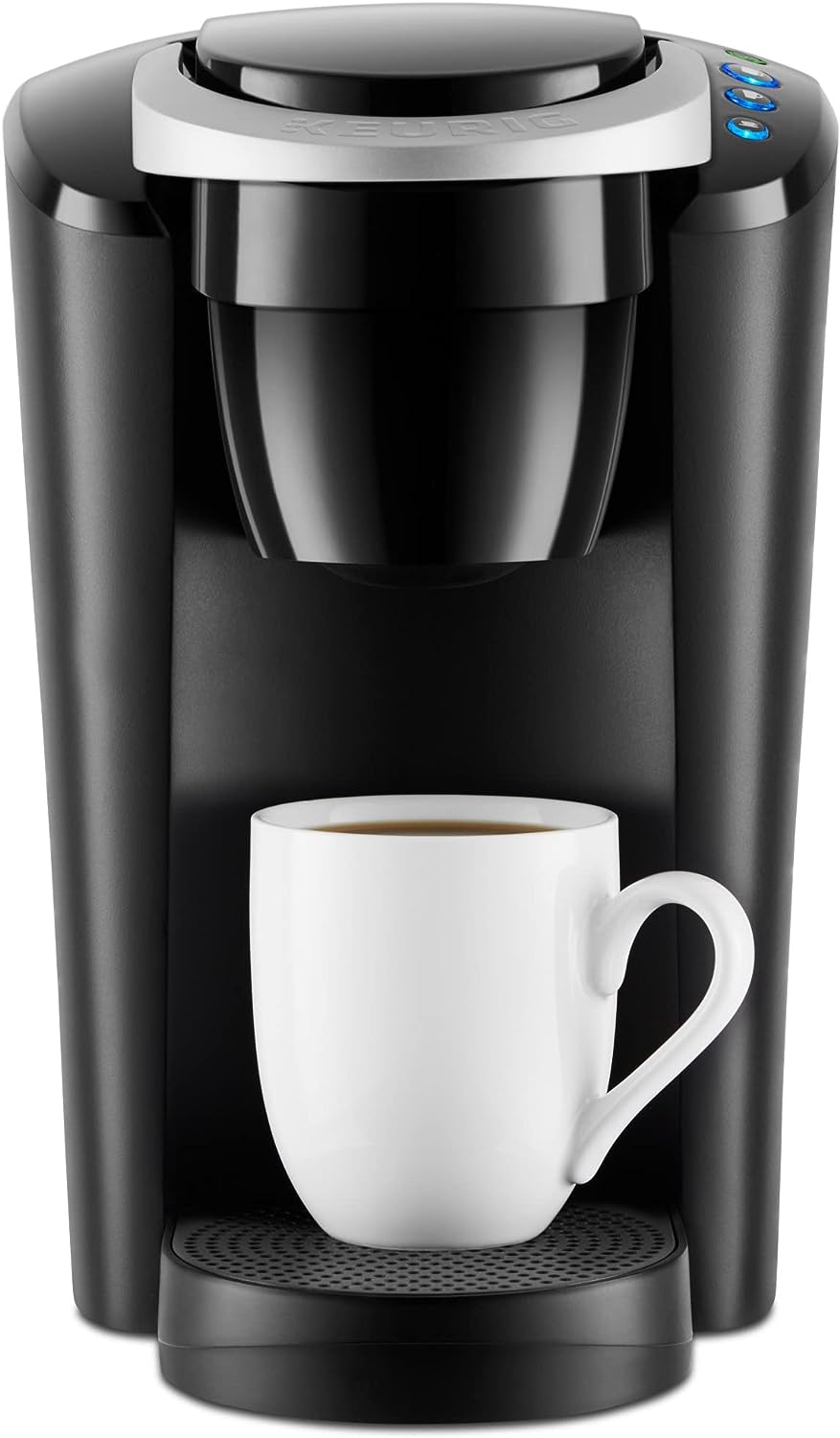 Keurig K Compact Single Serve K-Cup Coffee Maker - Fast Brewing, 3 Cup Sizes, Black (Renewed) | Perfect for Home, Office & Small Spaces | Smart Saver Coffee Machine