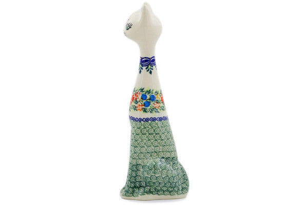 10 Beautiful Cat Figurines with Floral Rings - Perfect for Home Decor, Garden Accents & Gift Giving