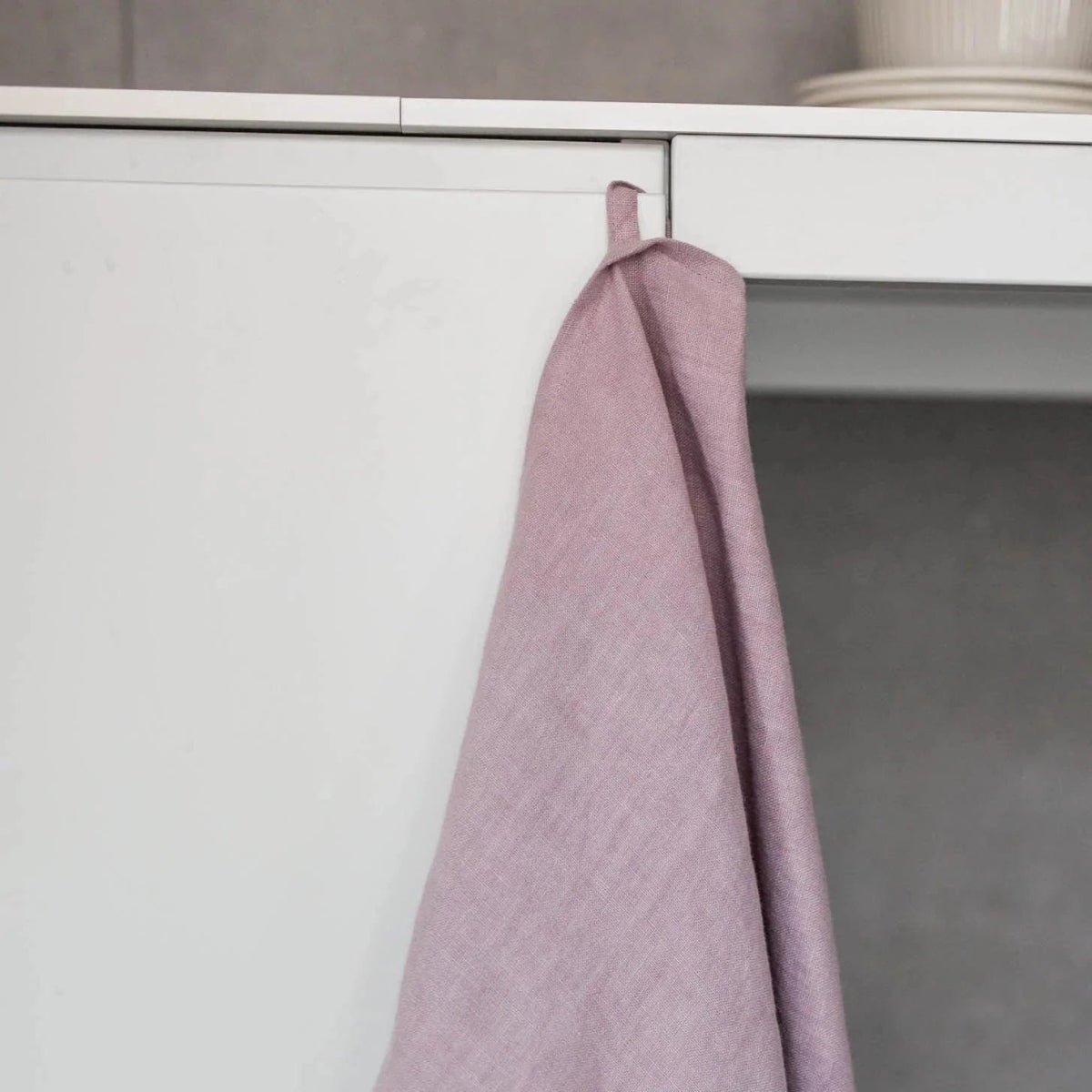 Premium Set of 3 Organic Linen Kitchen Tea Towels - Absorbent & Quick-Drying Dish Cloths for Cooking, Baking & Cleaning - Eco-Friendly Kitchen Essentials for Home & Restaurant Use