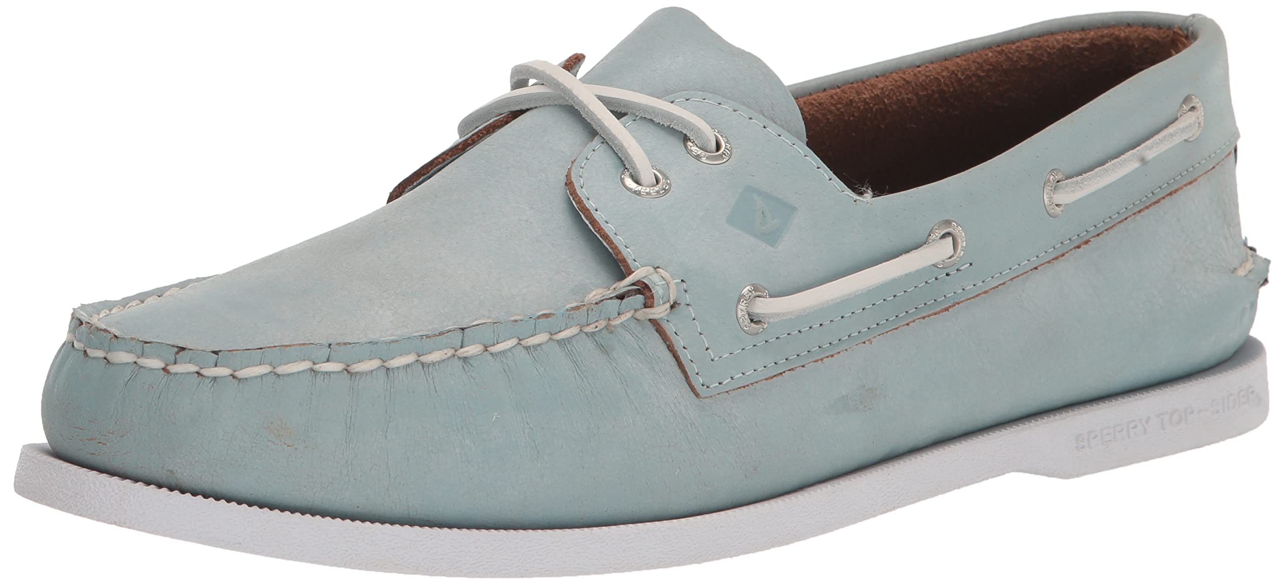 Sperry Men's A/O 2-Eye Boat Shoe - Navy Blue Casual Slip-On Deck Shoes for Men | Size 6.5 UK (US Men's 7.5) | Perfect for Sailing, Boating & Summer Outdoor Activities