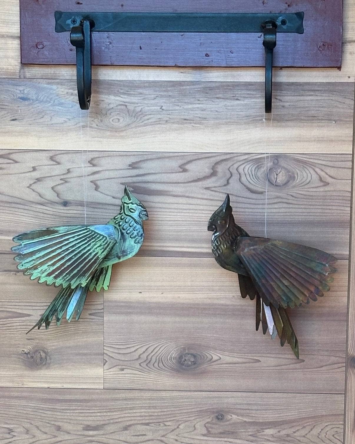 Flamed Cardinal Wall Decor - Handcrafted Hanging Art for Home & Office | Perfect for Living Room, Bedroom, and Gift Giving