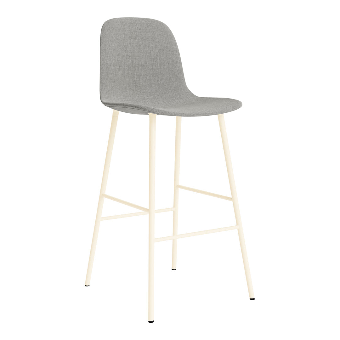 Modern Form Bar Chair - Fully Upholstered Counter Stool with Comfortable Seat - Perfect for Kitchen Islands, Breakfast Bars & Home Bars