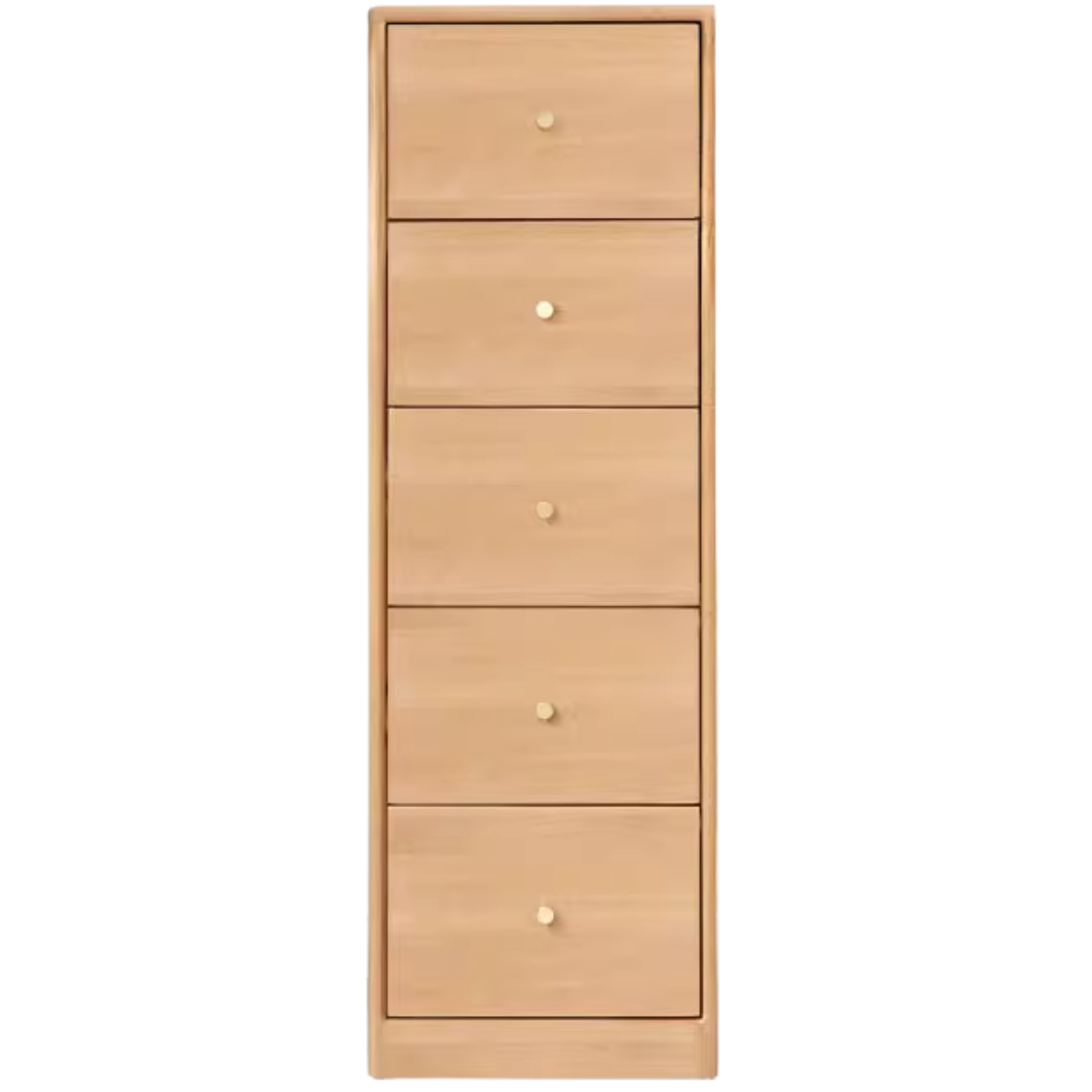 11.8x15x36.6 inch/ 30x38x93cm/ Natural Wood Color/ Beech chest of drawers / WORLDWIDE DELIVERY 5-6 WEEKS