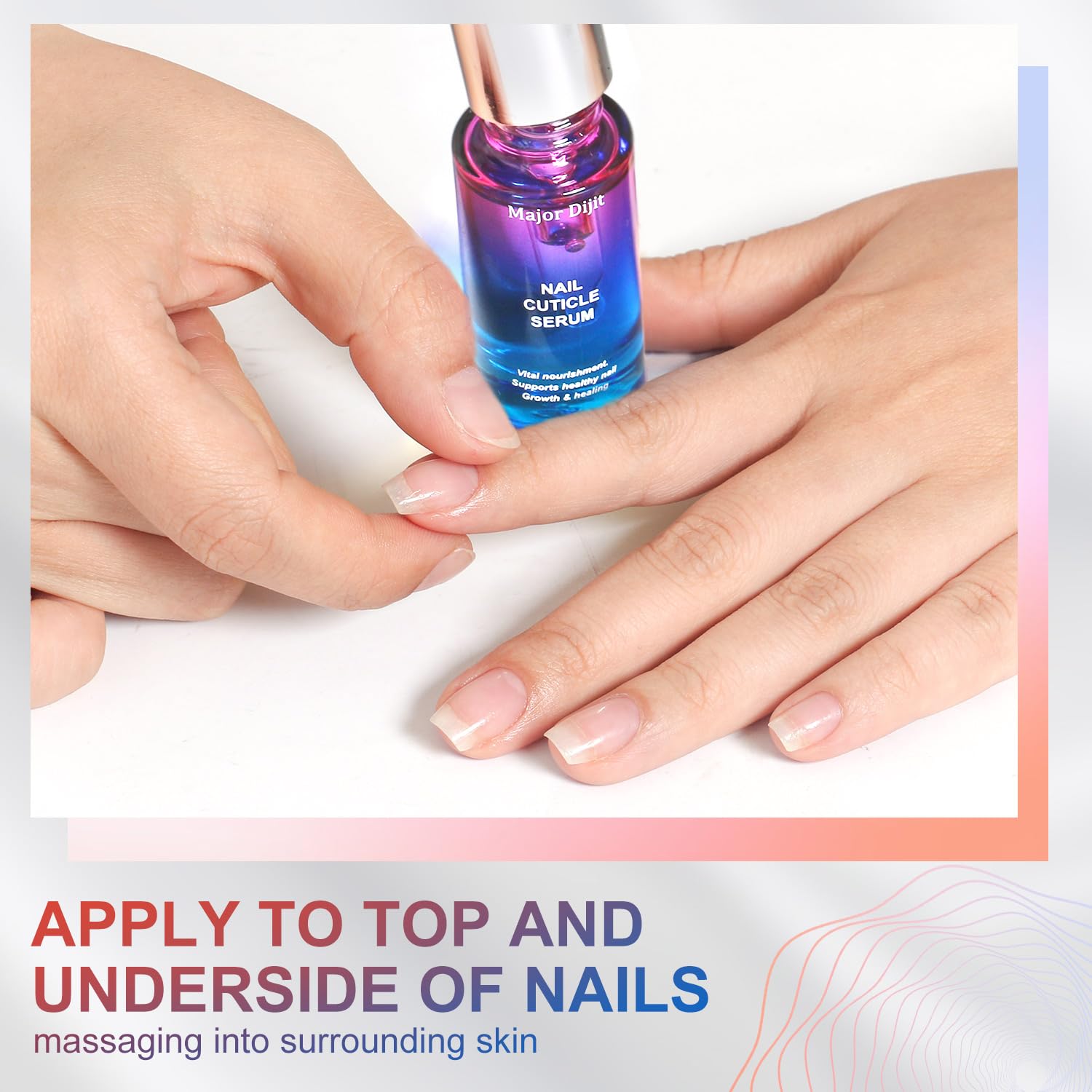 Premium Dijit Cuticle Oil for Nails - 10ML Nail Growth Treatment & Cuticle Softener | Moisturizing Nail Repair Oil with Gel Formula | Perfect for Manicures, Dry Cuticles & Nail Care Routine