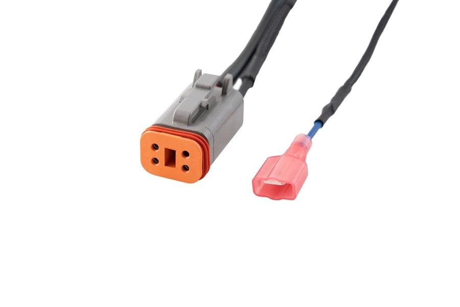 Diode Dynamics Deutsch DT Adapter Wires with Backlight Tap - Pair for LED Light Bars & Off-Road Lighting - Perfect for Trucks, Jeeps & ATVs