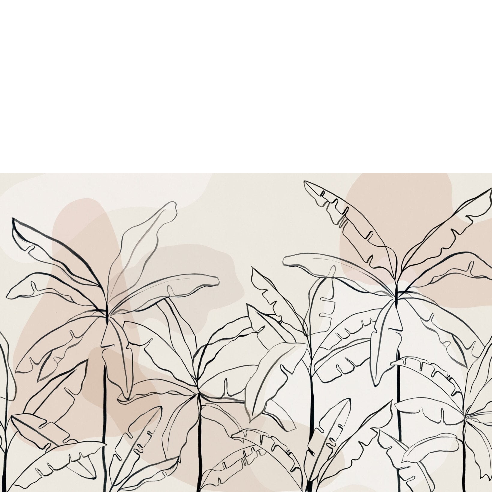 Banana Tree Wallpaper - Tropical Peel and Stick Wall Mural for Home Decor | Perfect for Living Room, Bedroom & Nursery