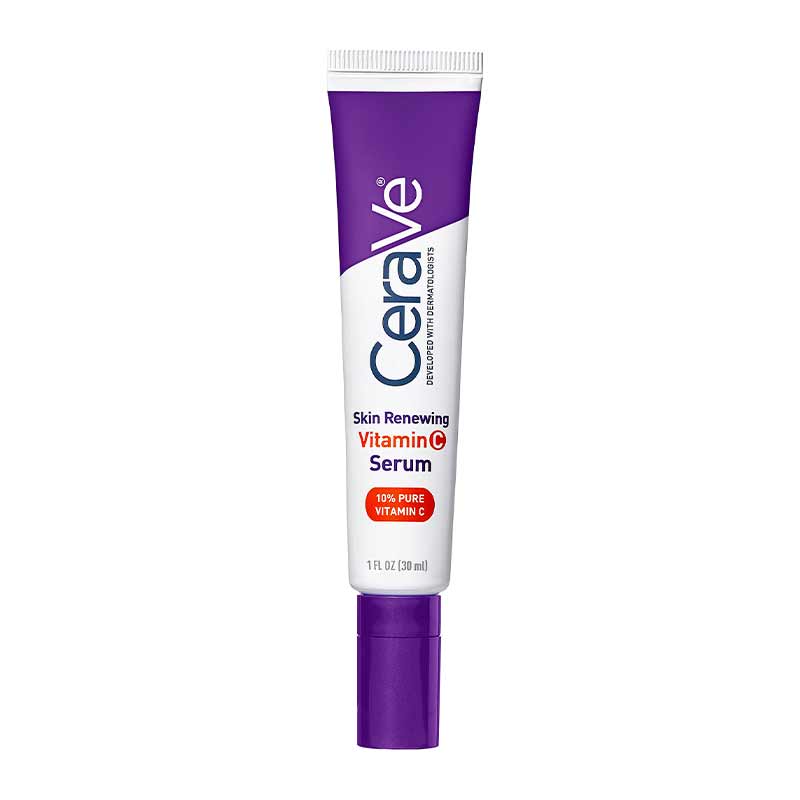 CeraVe 10% Pure Vitamin C Serum for Skin Renewal - Brightening & Anti-Aging Face Serum for Dark Spots & Fine Lines - Perfect for Daily Skincare Routine & Nighttime Use