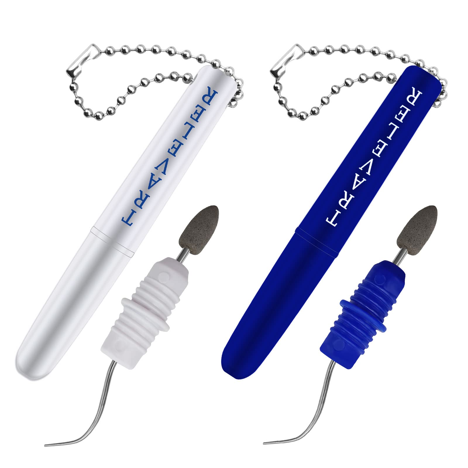 BLMHTWO 2-Piece Travel Dental Kit - Plaque Remover with Keychain & Case for On-the-Go Oral Care