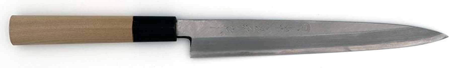 Premium 8 Inch Yanagi Ginsan Japanese Sushi Knife - High Carbon Stainless Steel Blade for Professional Chefs & Home Cooking - Perfect for Slicing Raw Fish, Sashimi & Sushi Preparation