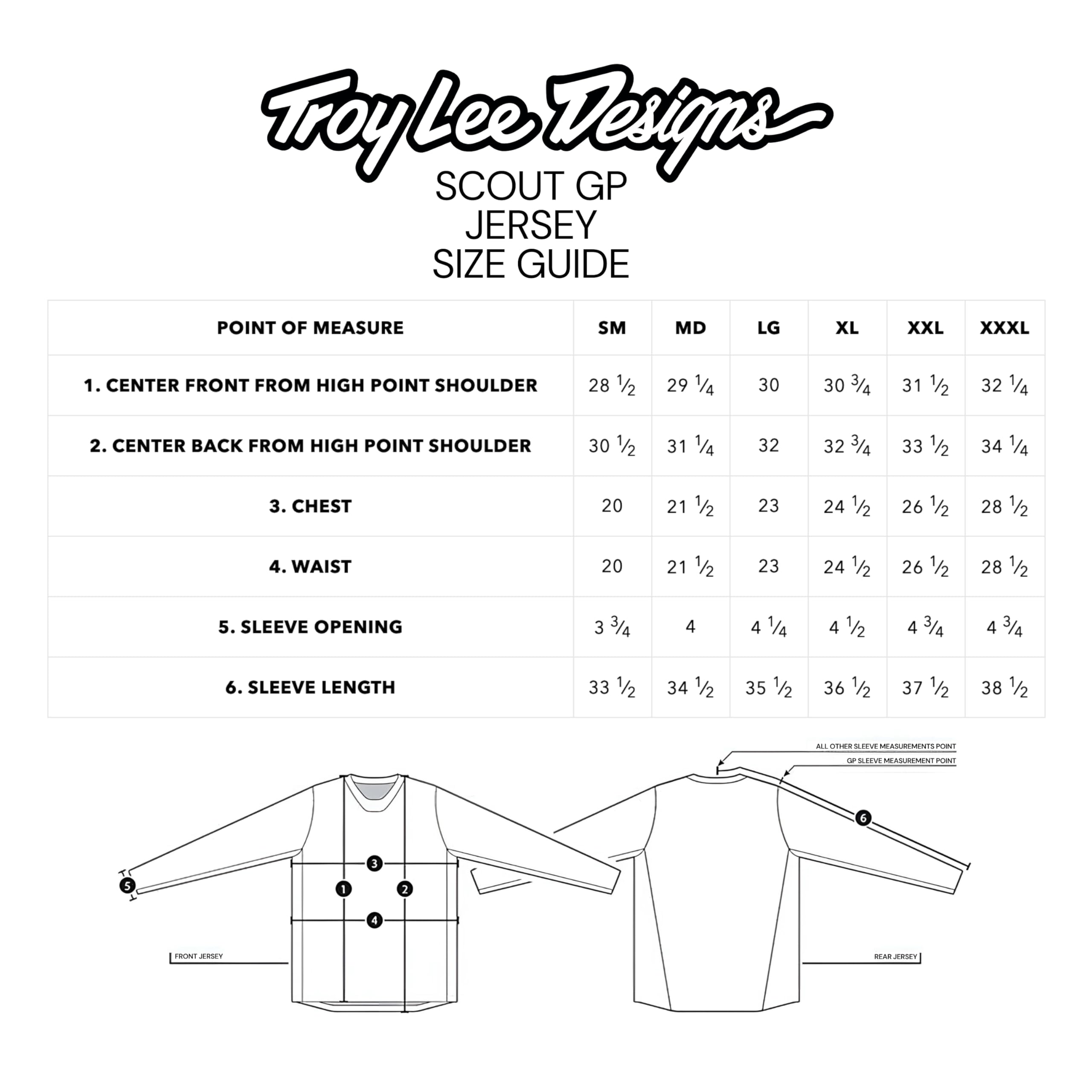 Troy Lee Designs Scout GP Jersey - Men's Mountain Bike Jersey for Trail & Enduro Riding - Breathable, Lightweight & Durable Cycling Shirt for Off-Road Adventures