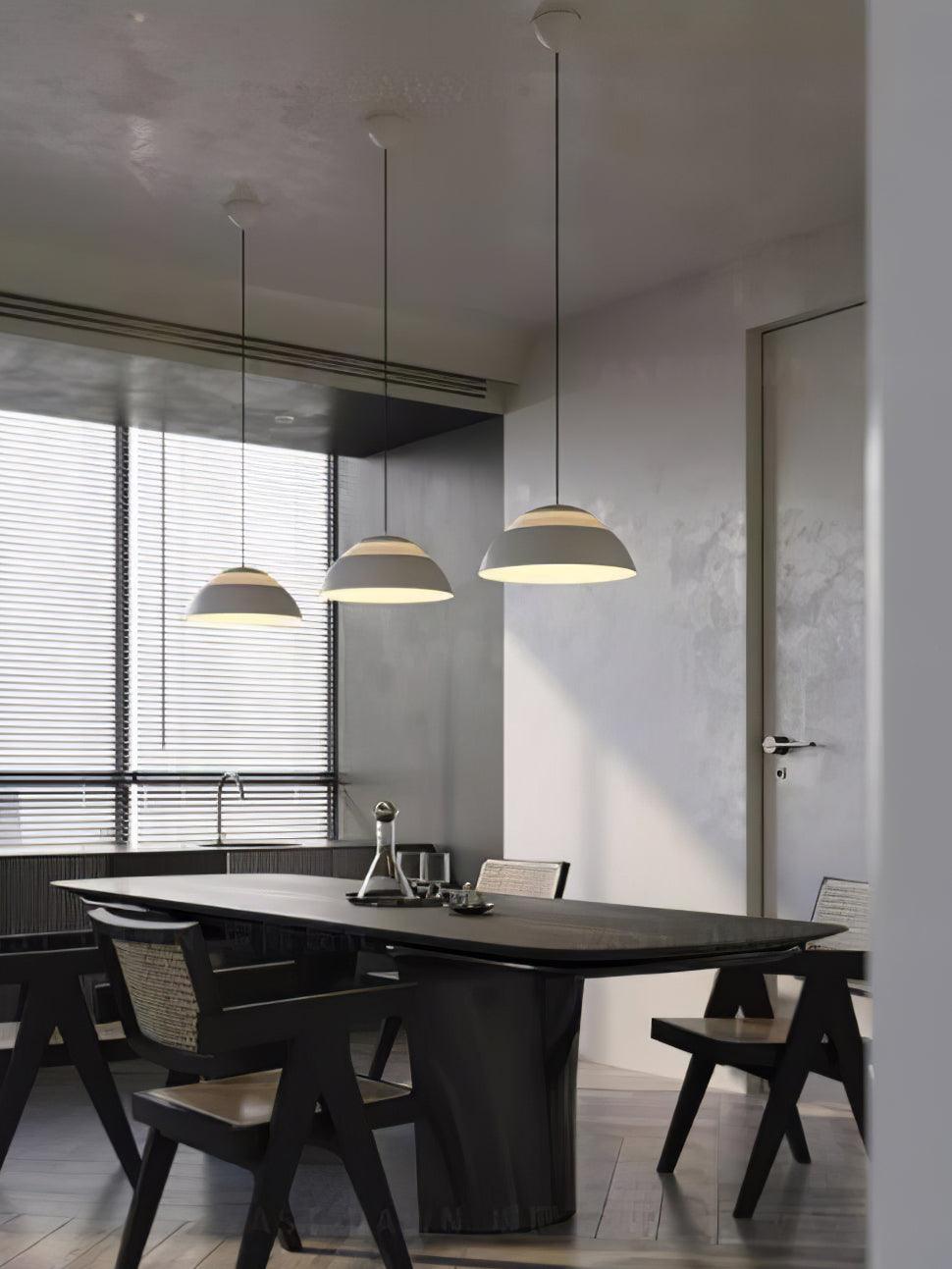 Modern Pendant Lamp with Fabric Shade - Stylish Ceiling Light for Living Room, Bedroom, or Dining Room Decor