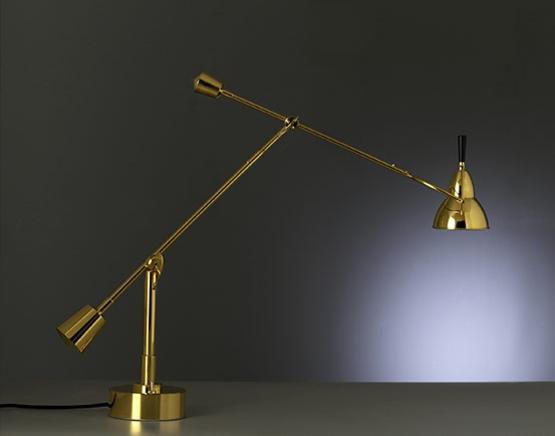 TECNOLUMEN EB 27 Table Lamp - Bauhaus Style Desk Light with Chrome Finish | Perfect for Modern Living Room, Office, or Bedroom Lighting