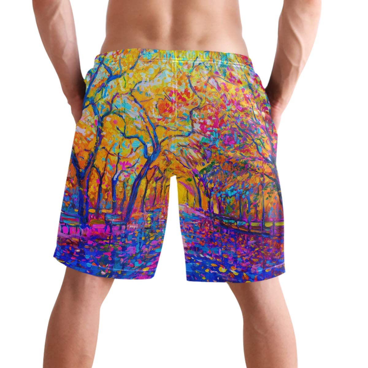 Visesunny Men's Quick Dry Swim Trunks - Summer Beach Board Shorts for Swimming, Surfing & Vacation | Lightweight & Comfortable Bathing Suits for Pool, Holiday & Casual Wear