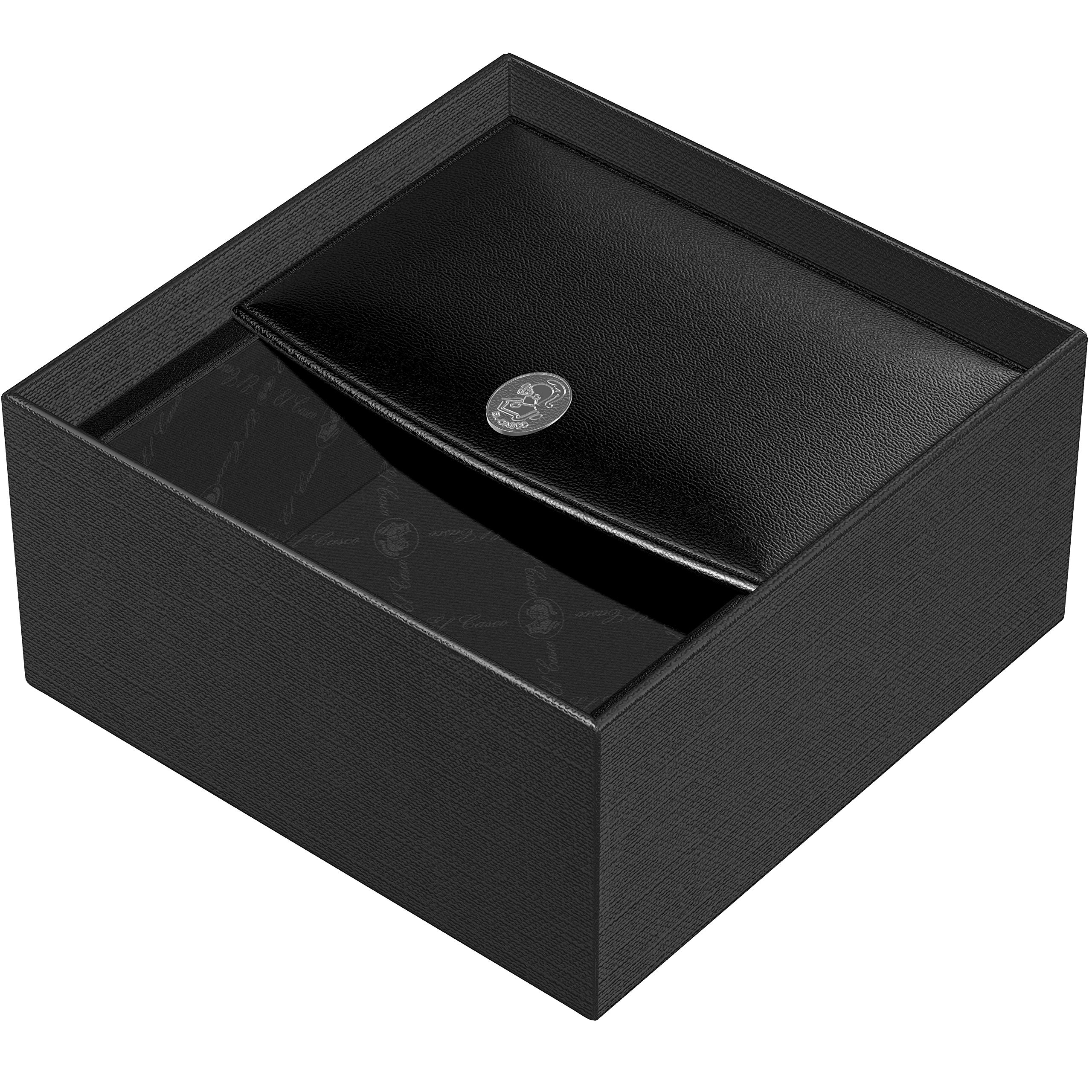 Premium M712 Genuine Leather Notebook Cover - Black | Organizer for Journals, Planners & Business Meetings | Perfect Gift for Professionals & Students
