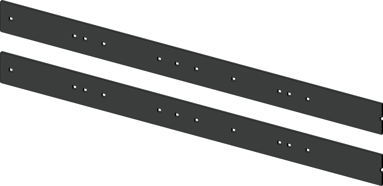 72 Universal Wear Bars - Heavy-Duty Skid Steer Bucket Protection for Construction & Landscaping - Perfect for Excavators, Loaders & Tractors