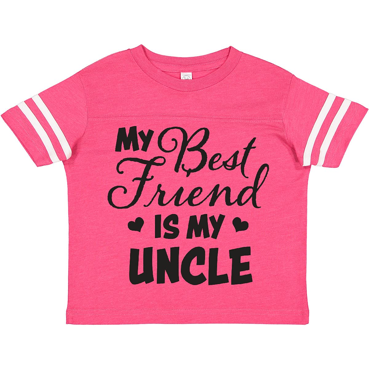 My Best Friend is My Uncle with Hearts Toddler T-Shirt - Perfect for Family Gatherings and Playdates