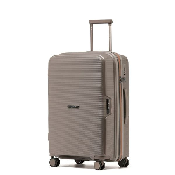 Tosca TCA510 Bel Air 29in Large Spinner Hardshell Suitcase - Champagne Gold Luggage for Travel, Business Trips & Vacations | Durable Lightweight Check-In Suitcase with 360° Spinner Wheels