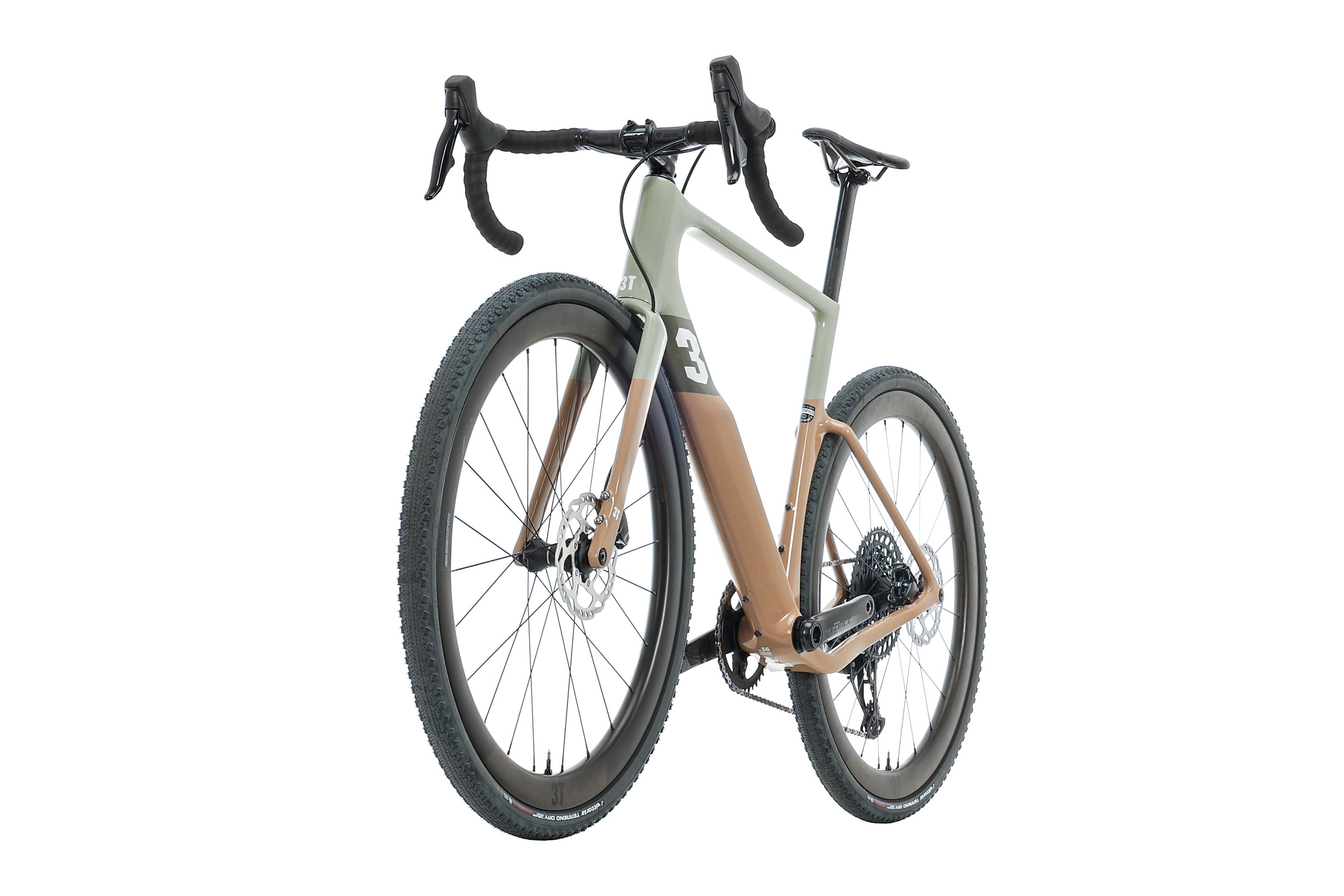 3T Exploro RaceMax Eagle AXS 1X Gravel Bike 2021 - 56cm Carbon Frame, 1x12 Drivetrain for Off-Road Adventures | Perfect for Gravel Racing, Bikepacking & All-Terrain Cycling