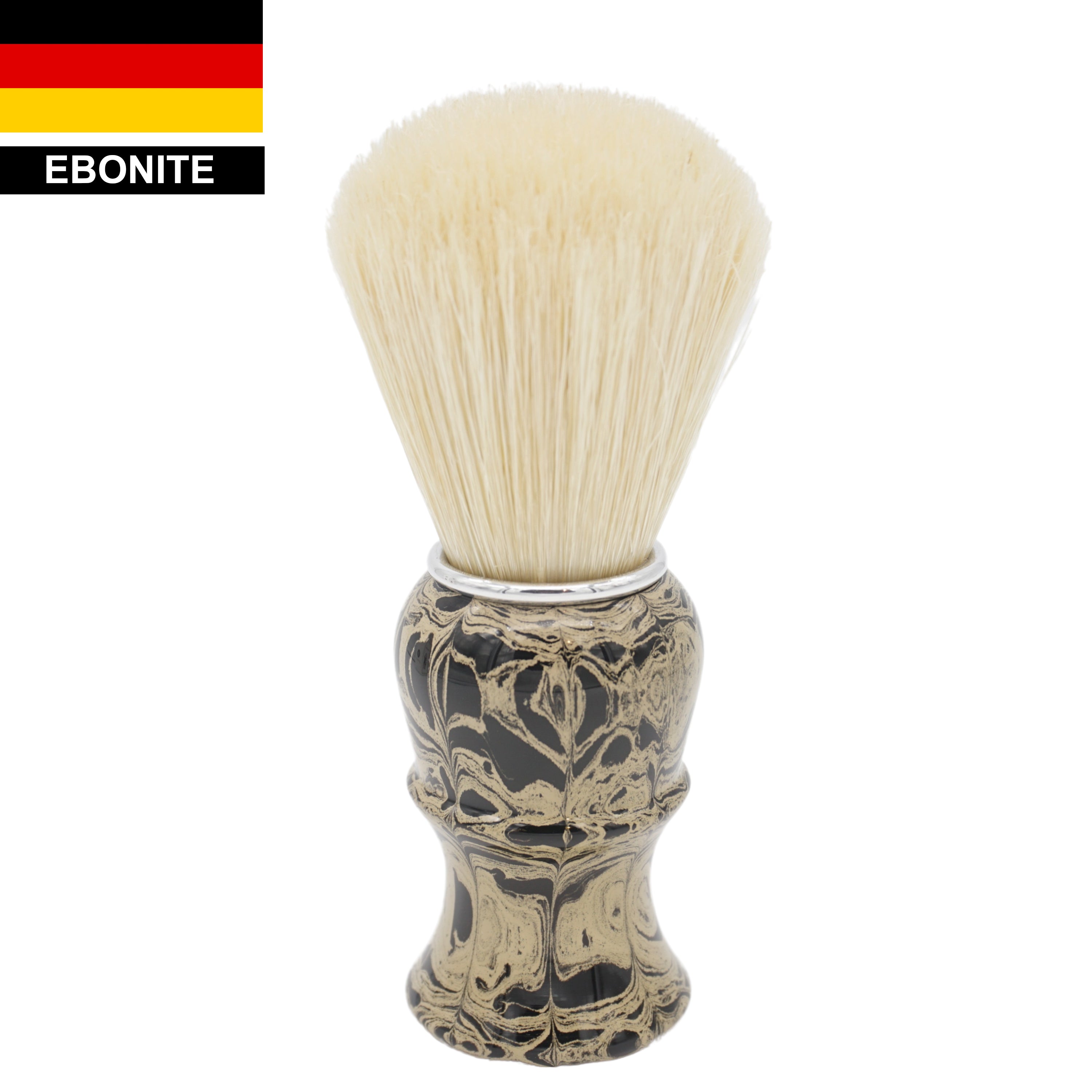 Premium 24mm Semogue SOC Boar Hair Shaving Brush with Handcrafted Sand Ebonite Handle by AP Shave Co. - Perfect for Wet Shaving & Grooming Rituals
