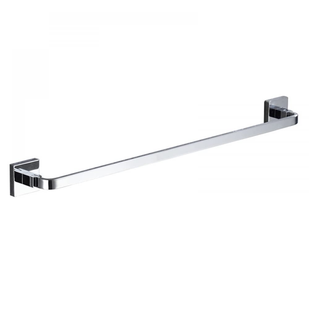 Stainless Steel Single Pole Towel Rail - 50cm Wall Mounted Bathroom Towel Rack for Bath & Shower - Durable Bathroom Hardware for Spa, Hotel & Home Use