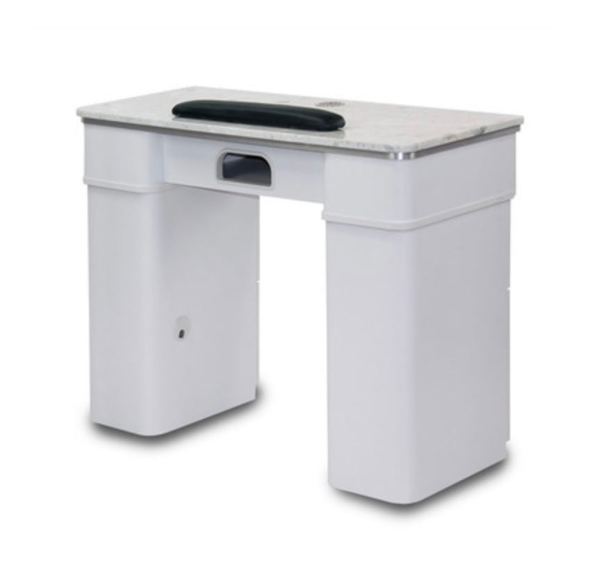 Professional Sonoma Manicure Table with Adjustable Height & Built-in Storage - Perfect for Nail Salons, Home Spa & Mobile Nail Technicians