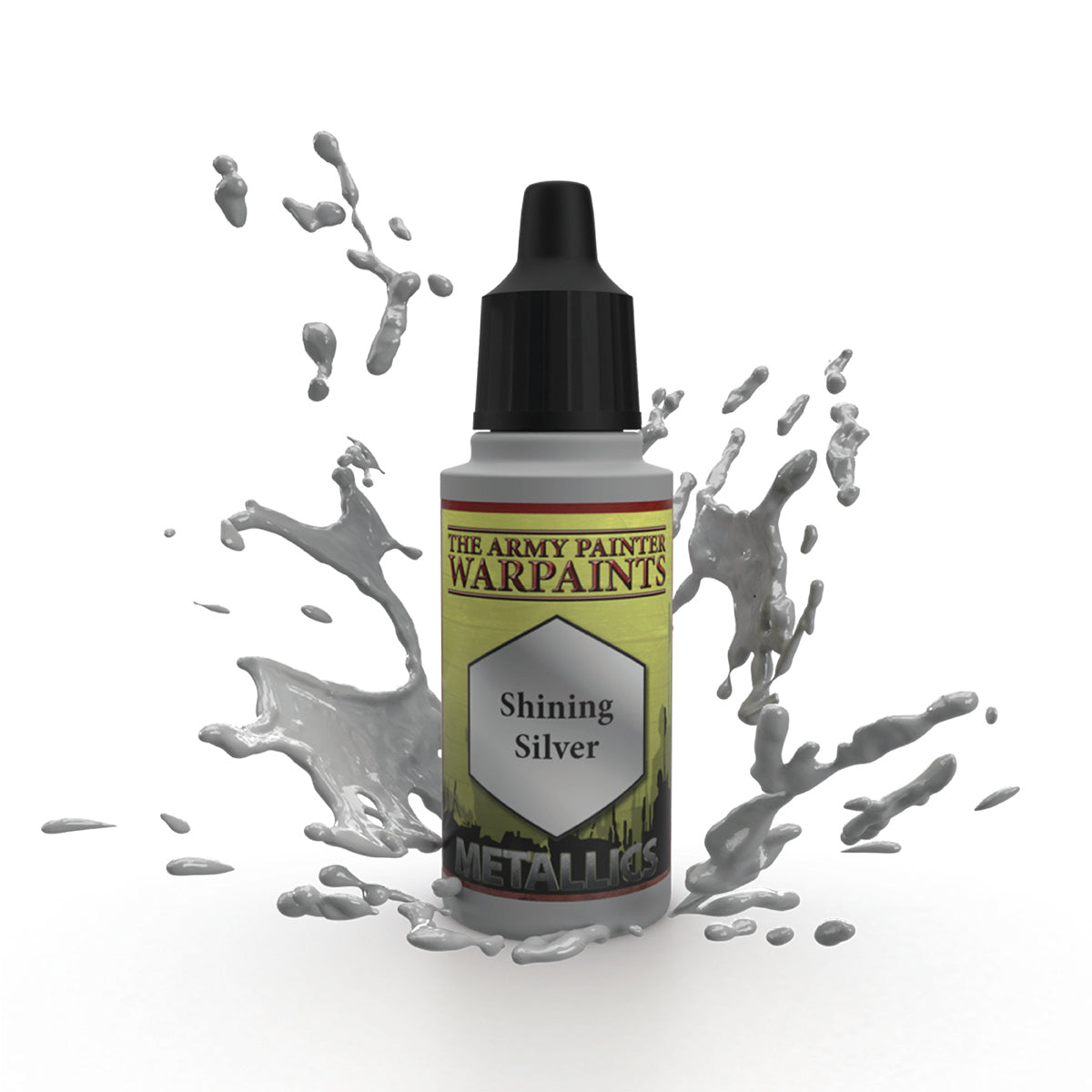 Warpaints Metallics Shining Silver - High-Quality Metallic Paint for Cosplay, Face & Body Art - Perfect for Halloween, Costume Parties & Creative Makeup