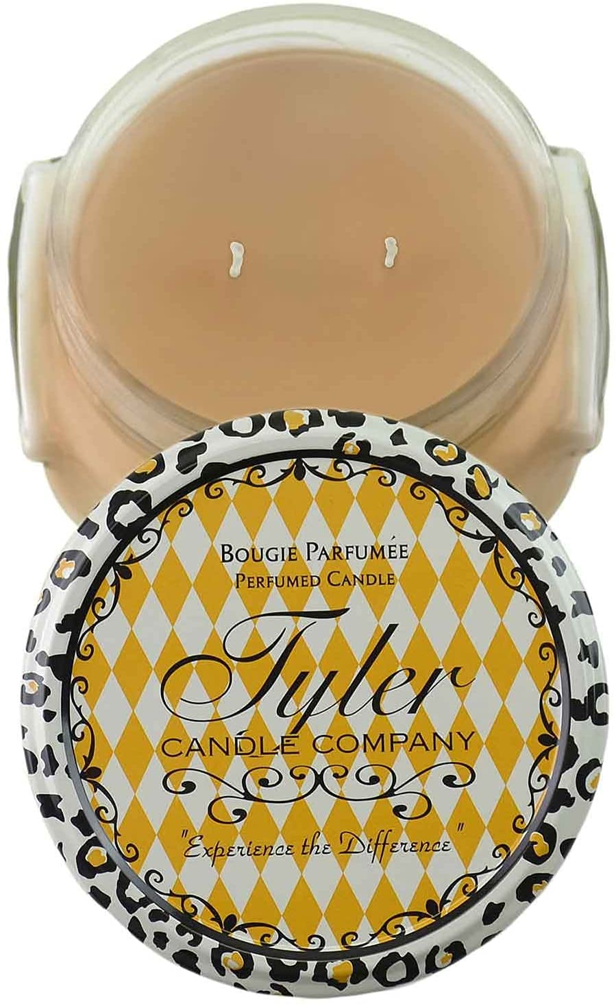 Mulled Cider Scented Candle - 11oz 2-Wick Tyler Candles with Free Matches | Holiday Home Decor, Cozy Fall Ambiance, Gift for Christmas