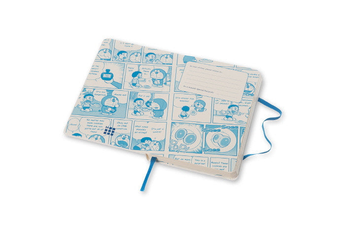 Moleskine Limited Edition Doraemon Ruled Hard Cover Notebook - Perfect for Journaling, Sketching & Collectible Gifts for Anime Fans