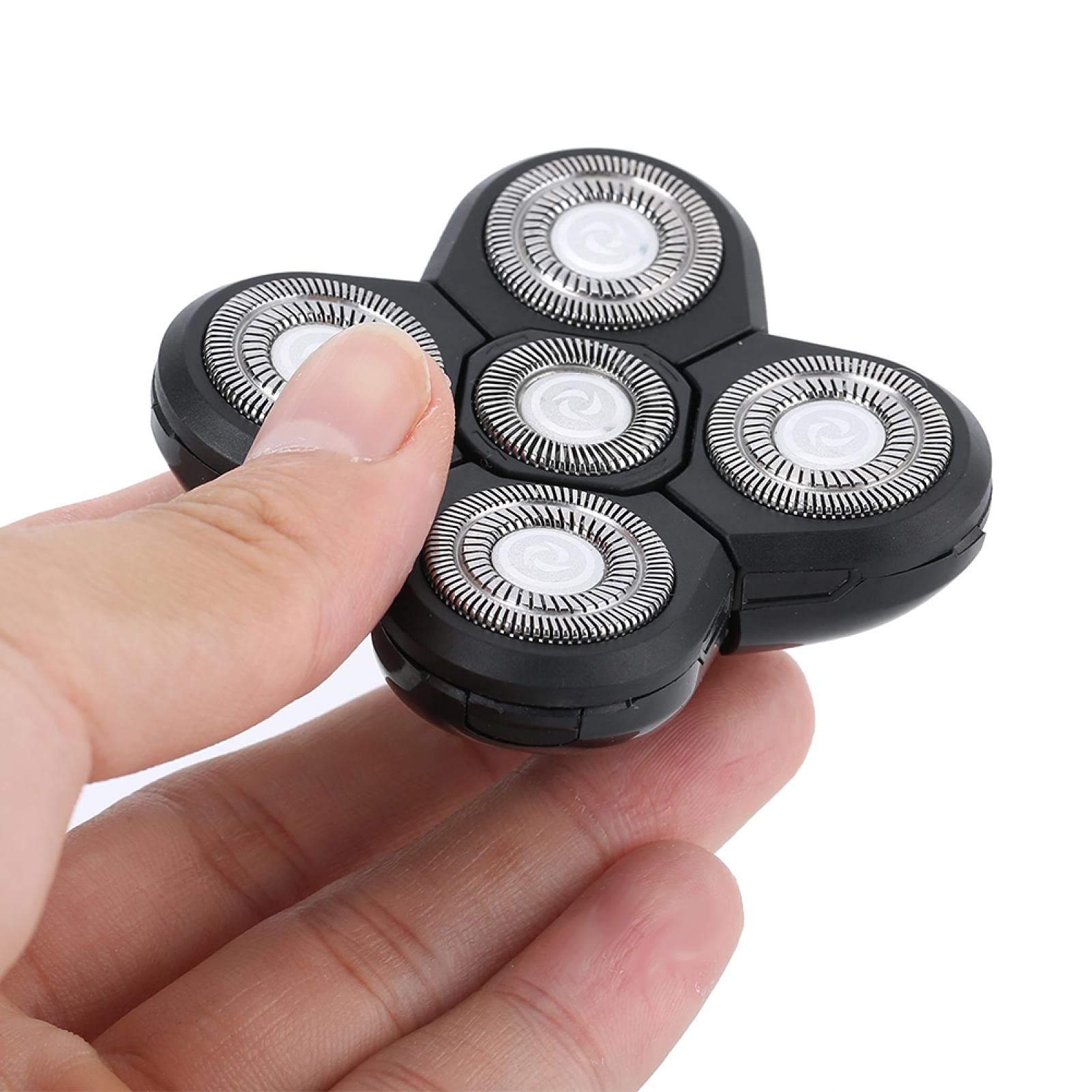 Electric Shaver Replacement Heads for Men - Rotary Shaver Accessories Kit for Bald Head Grooming & Facial Hair Trimming - Perfect for Home, Travel, and Daily Shaving Needs