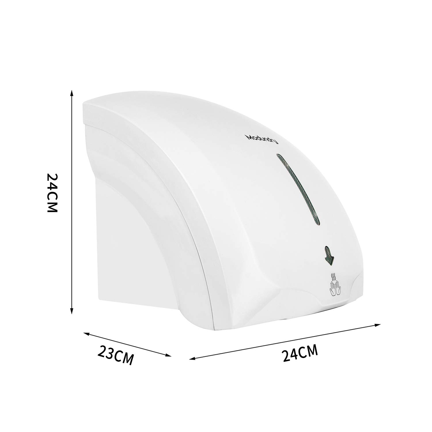 Automatic Sensor Hand Dryer for Bathroom - Commercial Electric Hand Dryer with Fast Drying, White | Ideal for Restaurants, Hotels, and Public Restrooms