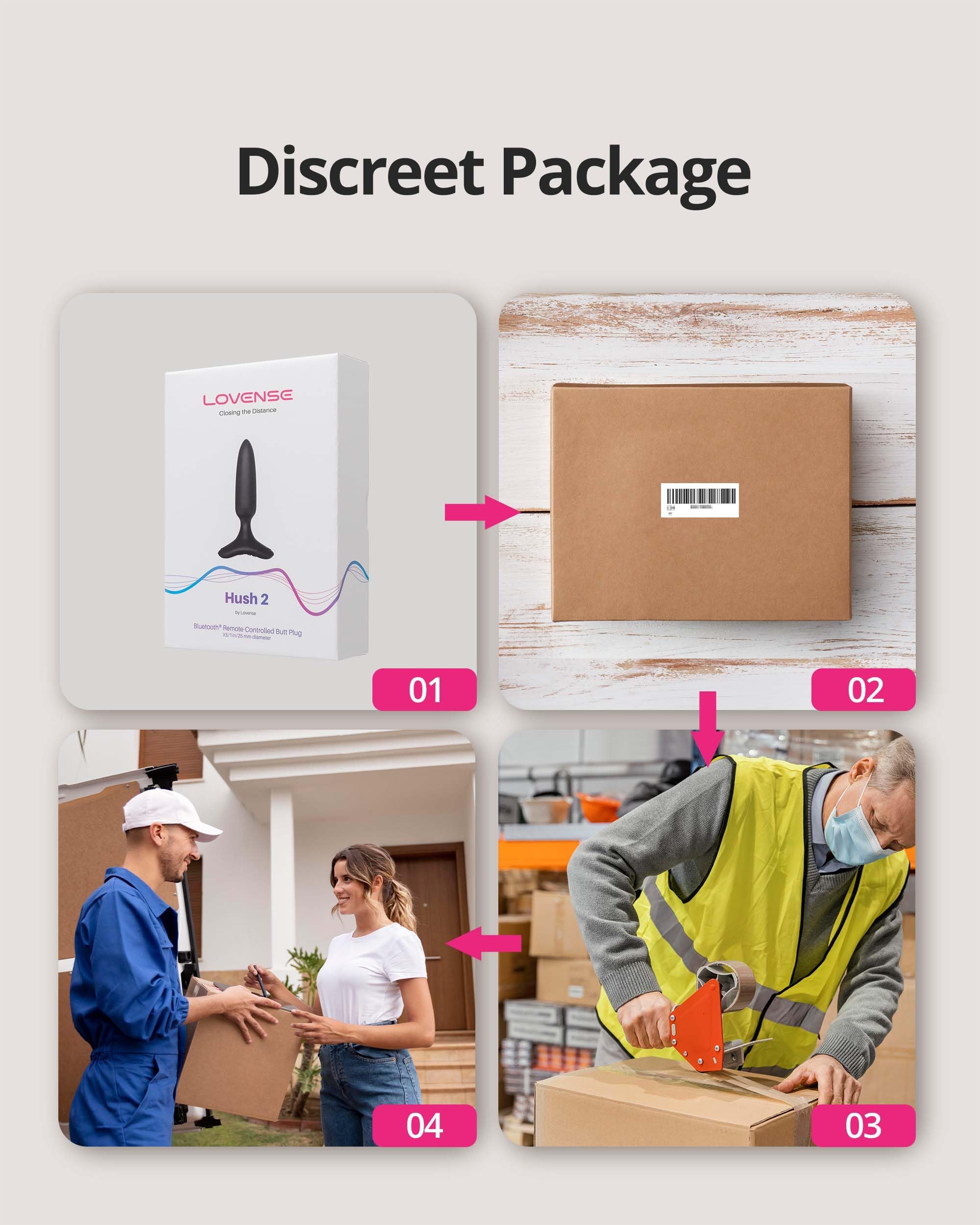 LOVENSE Hush 2 Vibrating Butt Plug 1.0