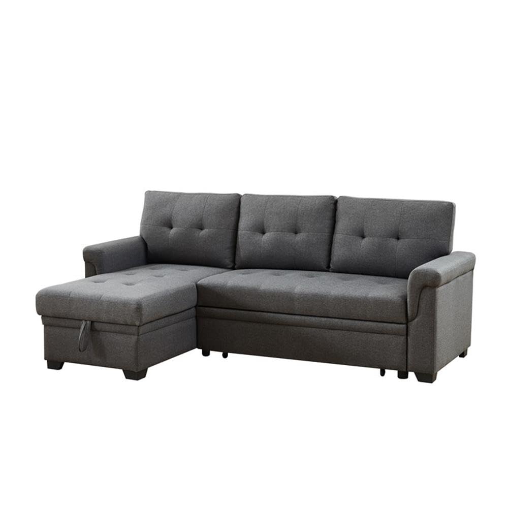 Reversible Sleeper Sofa & Coffee Table Set for Living Room