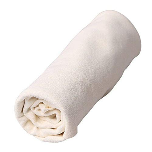 Premium Natural Chamois Leather Car Cleaning Towel - Super Absorbent & Quick Drying Shammy Cloth (23.5